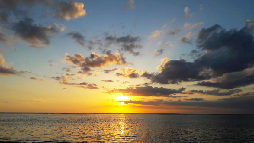 mauritius sunset